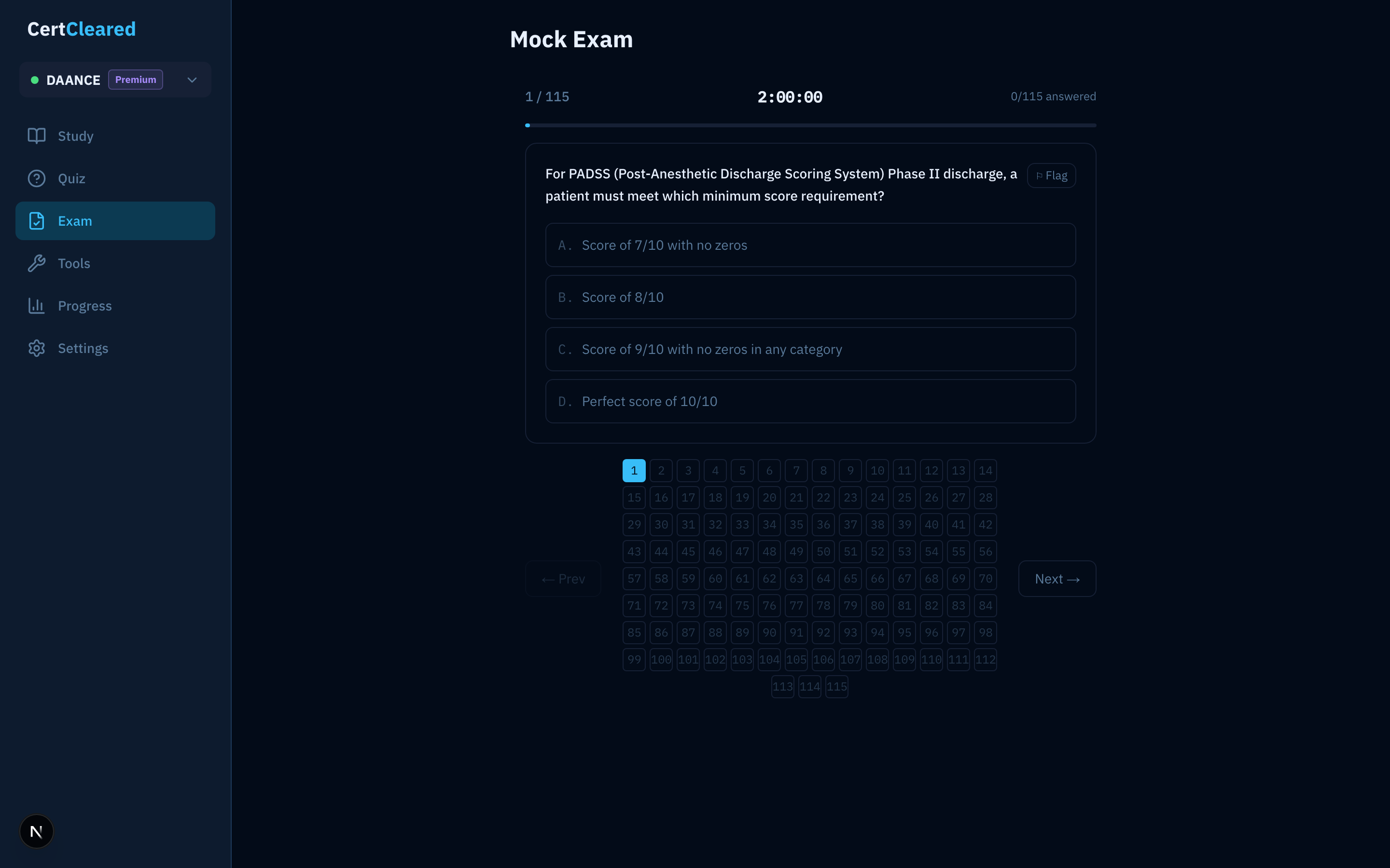 CertCleared — practice like test day